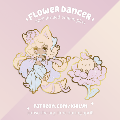Black Friday Pin Vault 🖤 Flower Dancer Pins - April 2025 extra