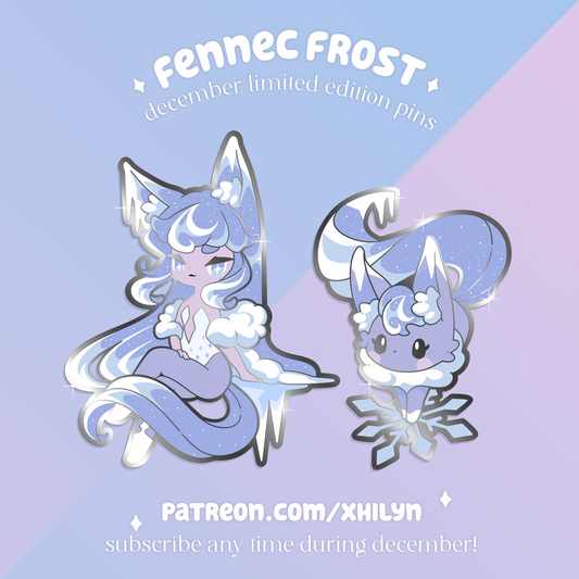 Fennec Frost Pins - December 2024