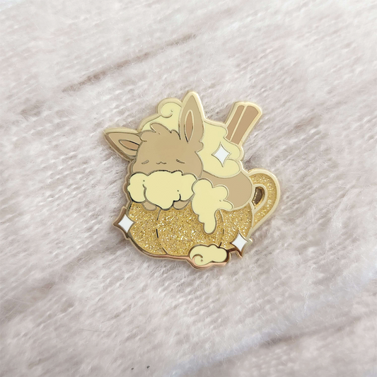 Pumpkin Spice Eevee Pin