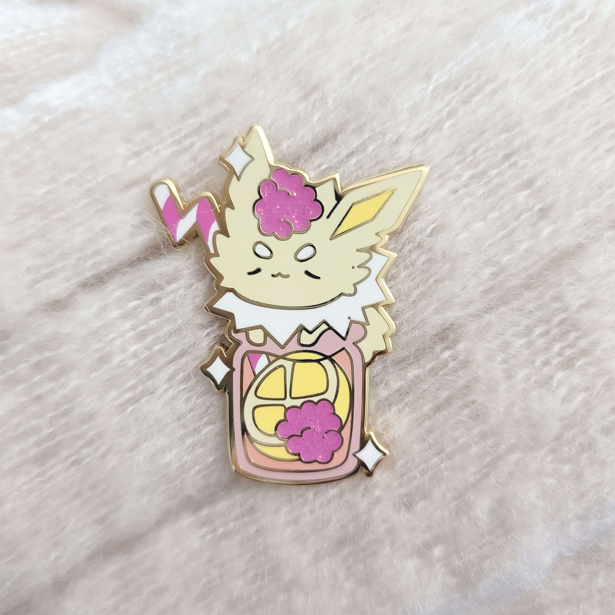 Raspberry Lemonade Jolteon Eevee Pin – Xhilyn