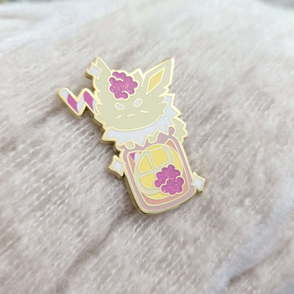 Raspberry Lemonade Jolteon Eevee Pin