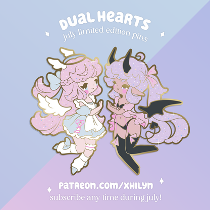 Black Friday Pin Vault 🖤 Dual Heart Pins - July 2025