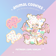 Animal Cookies Pins - July 2024