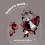 Lantern Moth Pins - October 2023