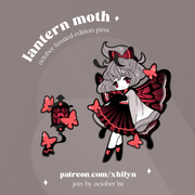 Lantern Moth Pins - October 2023