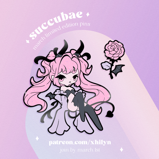 Succubus Pins - Mar 2023