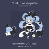 Pin Vault 🗝️ Black Rose Magician Pins - Nov 2021