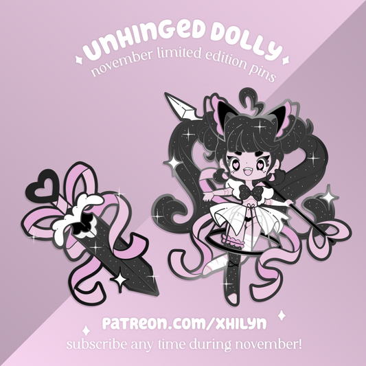 Unhinged Dolly Pins - Nov 2025