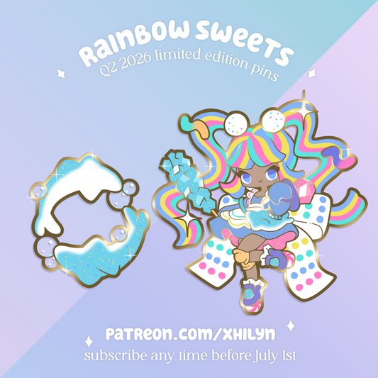 Rainbow Sweets Pins - Q2 2026