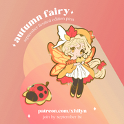 Autumn Fairy Pins - September 2023