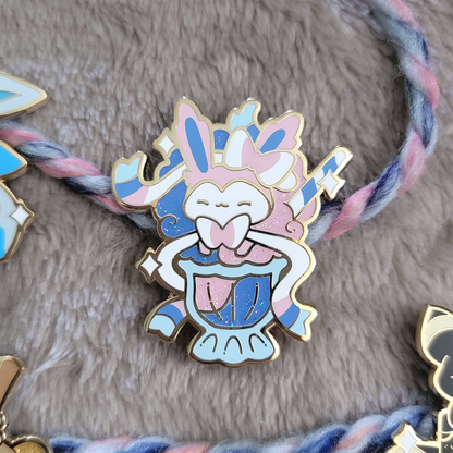 Cotton Candy Sundae Sylveon Eevee Pin