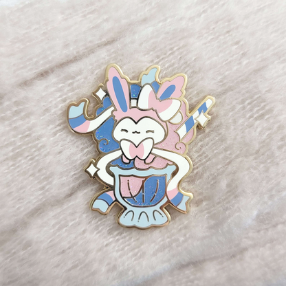 Cotton Candy Sundae Sylveon Eevee Pin