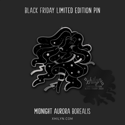 Exclusive Black Friday 2020 pins 🖤 Aurora Borealist (Black)