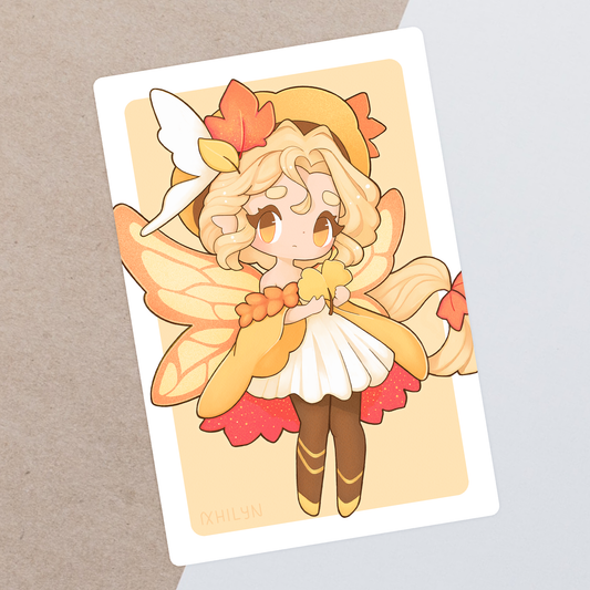 Autumn Fairy Postcard Print - September 23