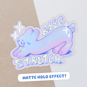 Beeg Stretch Matte Holo Sticker