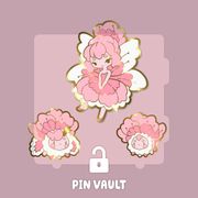 Pin Vault 🗝️ Cherry Blossom Fairy Pin - May 2021