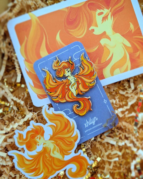 Fiery Phoenix Pin - June 2020