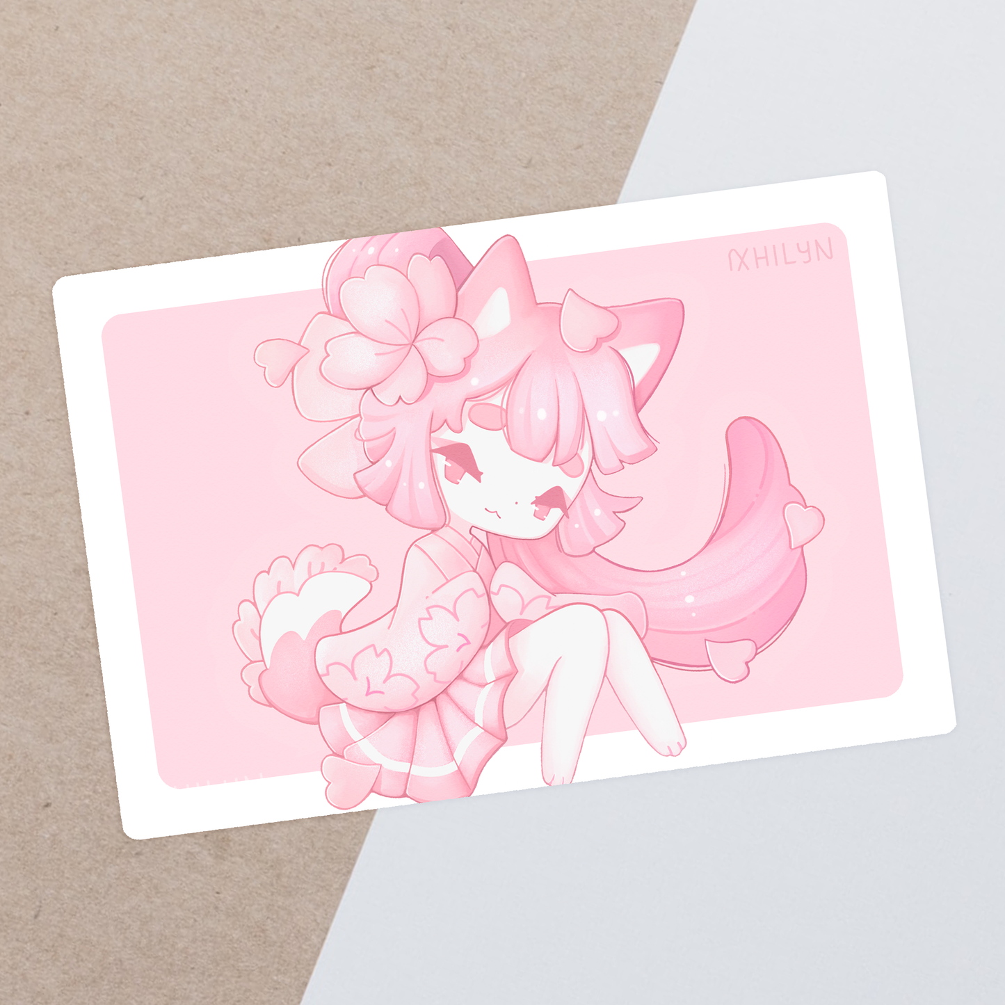 Shiba Blossom Postcard Print - May 23