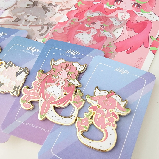 Dragon Fruit Pins - March 2025