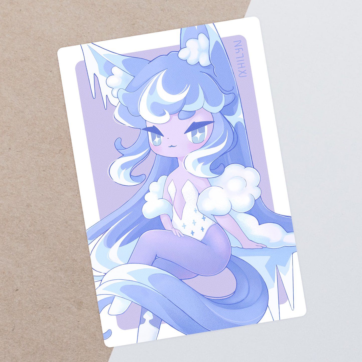 Fennec Frost Postcard Print - December 24