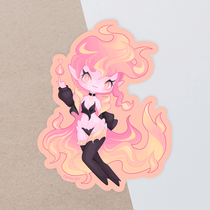 Fire Nymph Holo Sticker - May 25