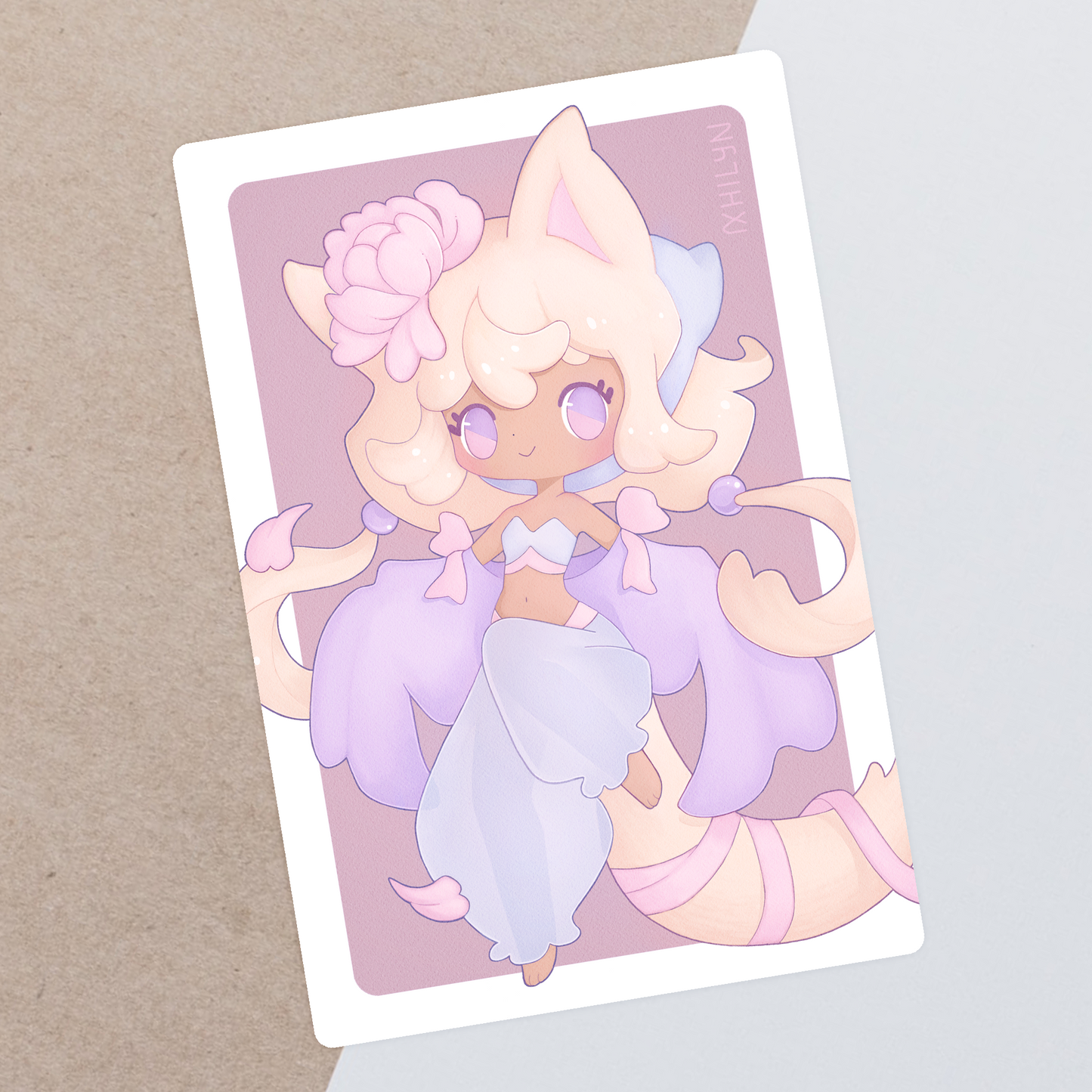 Flower Dancer Postcard Print - April 25