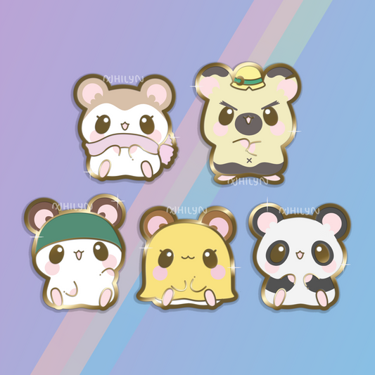 Ham-Ham Heartbreak Pins ~ Part 2 (PREORDER ~ Will ship by June 2026)