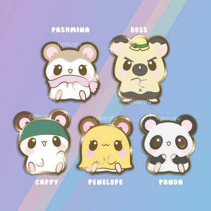 Ham-Ham Heartbreak Pins ~ Part 2 (PREORDER ~ Will ship by June 2026)
