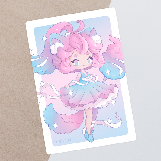 Kitten Candy Postcard Print - December 23