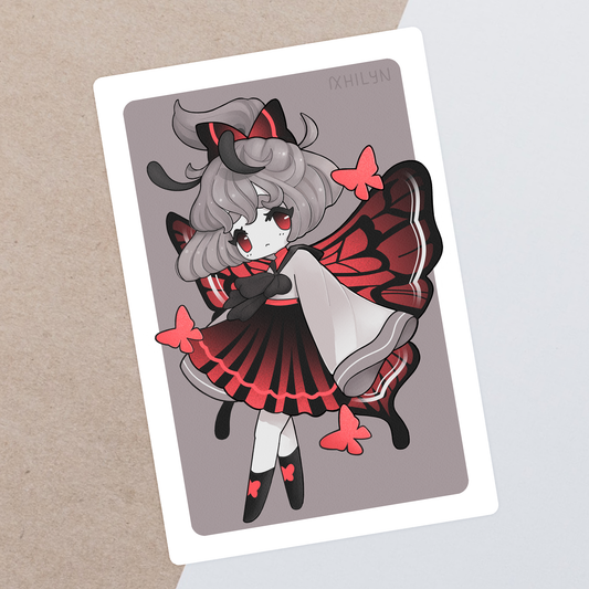 Lantern Moth Postcard Print - October 23