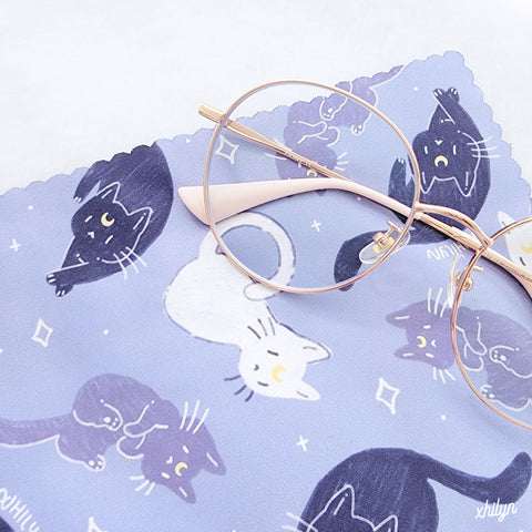 Moon Cats ~ Microfiber Cloth