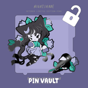 Pin Vault 🗝️ Nightshade Pins - Oct 2022
