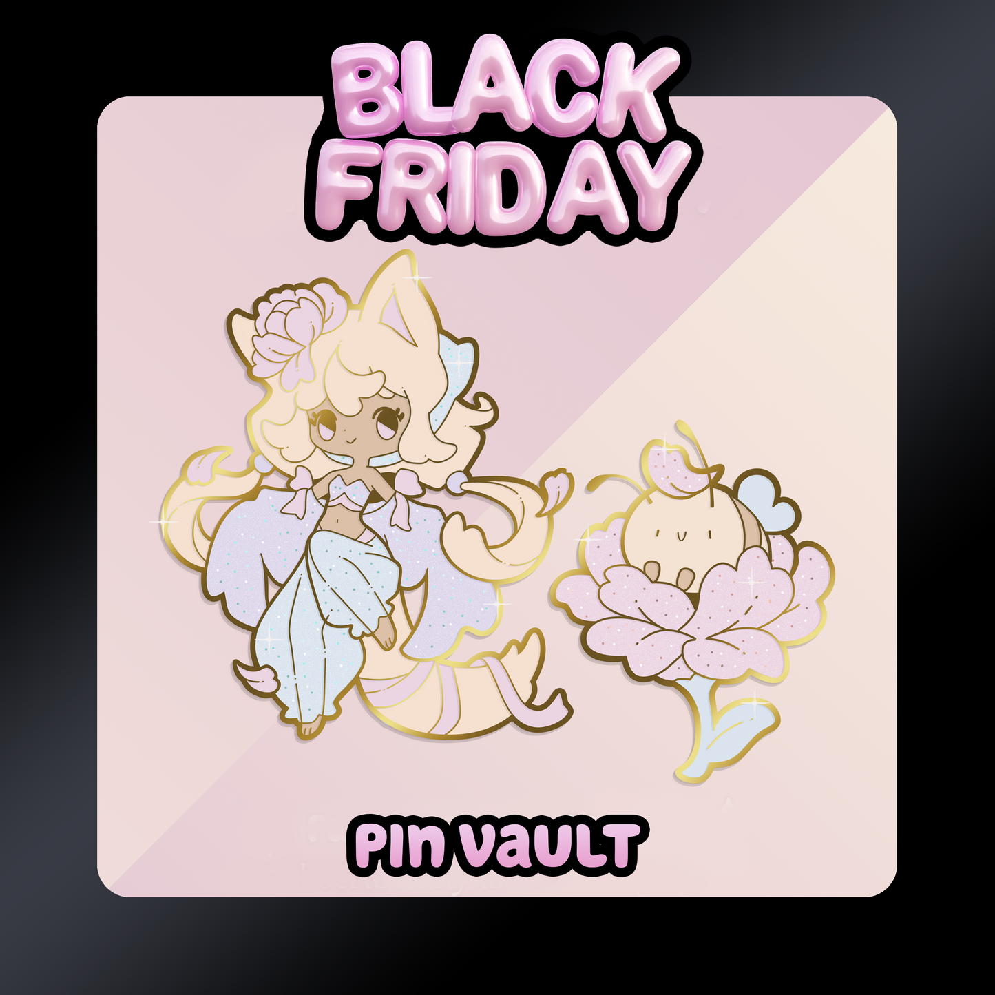 Black Friday Pin Vault 🖤 Flower Dancer Pins - April 2025