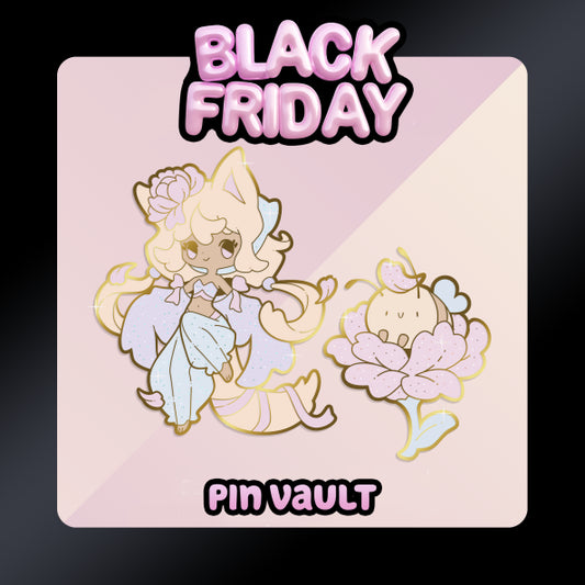Black Friday Pin Vault 🖤 Flower Dancer Pins - April 2025 extra