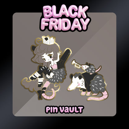 Black Friday Pin Vault 🖤 Trash Queen Pins - August 2025