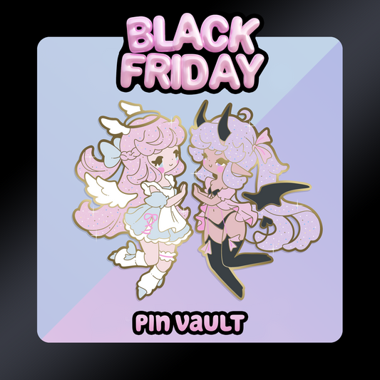 Black Friday Pin Vault 🖤 Dual Heart Pins - July 2025