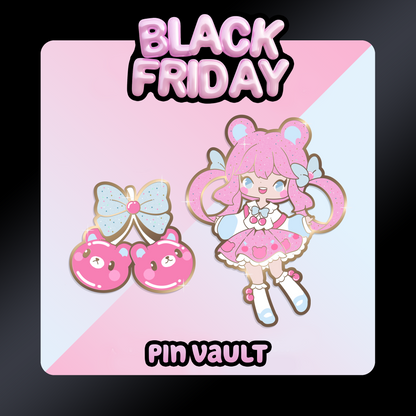 Black Friday Pin Vault 🖤 Cherry Bear Pins - June 2025