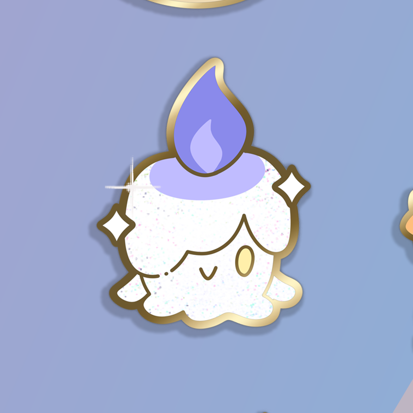 [PREORDER] Litwick Pin ~ Mini Mon series ~ (Ships January 2026)
