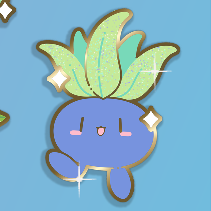 [PREORDER] Oddish Pin ~ Mini Mon series ~ (Ships January 2026)