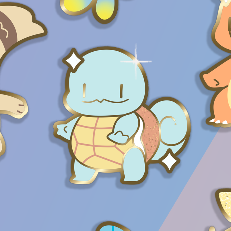 [PREORDER] Squirtle Pin ~ Mini Mon series ~ (Ships January 2026)