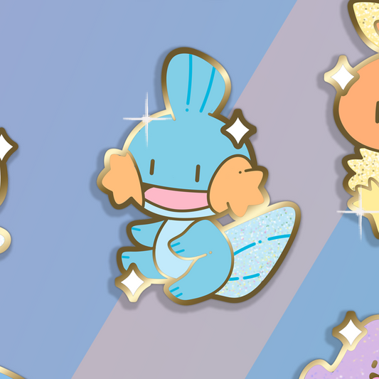 [PREORDER] Mudkip Pin ~ Mini Mon series ~ (Ships January 2026)