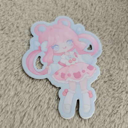 Cherry Bear Holo Sticker - June 25