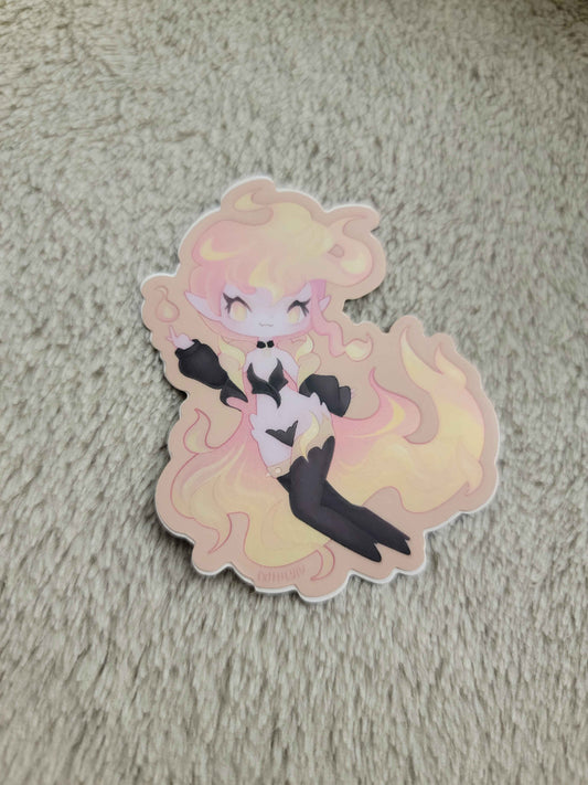 Fire Nymph Holo Sticker - May 25