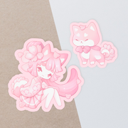 Shiba Blossom Stickers - May 23