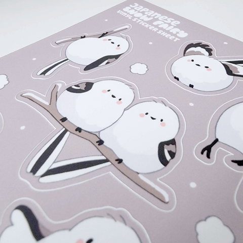 Japanese Snow Fairy Sticker Sheet