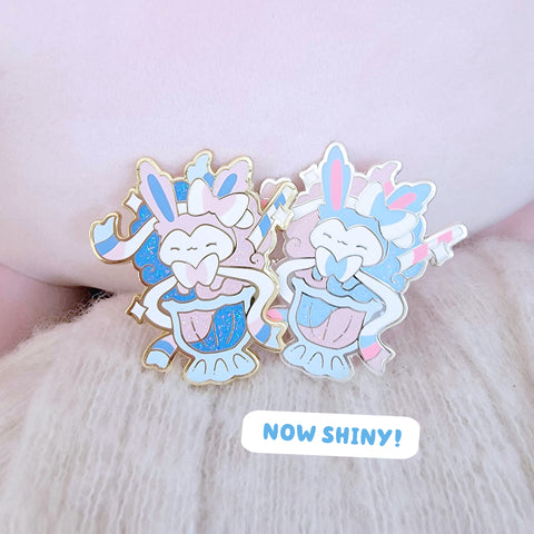 Cotton Candy Sundae Sylveon Eevee Pin