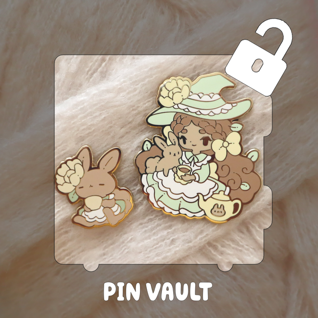 Pin Vault 🗝️ Tea Witch Pin - Sept 2021