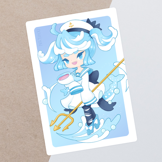 Whale Shark Postcard Print - November 23