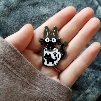 Coffee Cup Jiji Pin