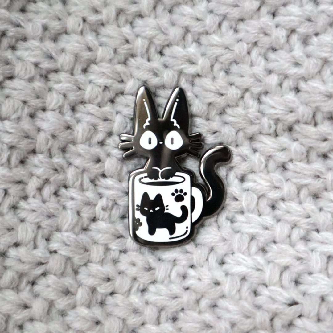 Coffee Cup Jiji Pin